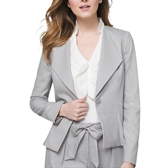 White House Black Market Jackets & Blazers - WHITE HOUSE BLACK MARKET Herringbone Suiting Blazer